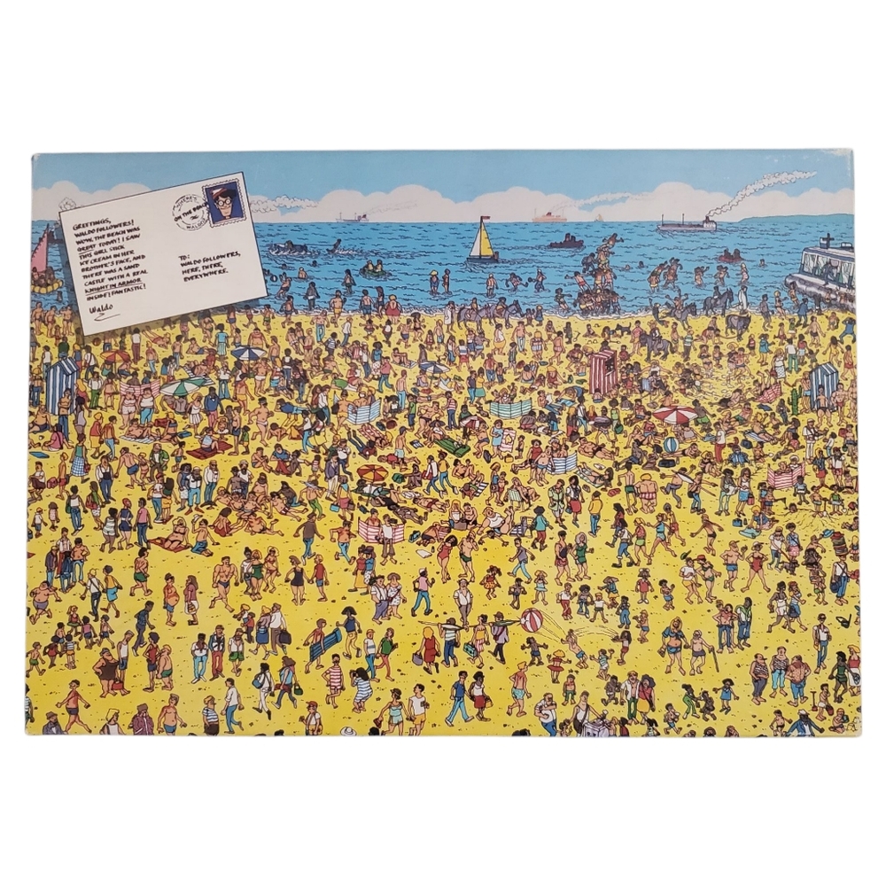 Where's Waldo - On The Beach - SEALED - 100 Piece Jigsaw Puzzle